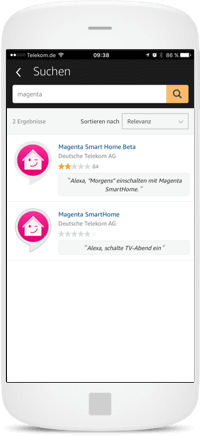 Magenta Smarthome Alexa Skill Telekom