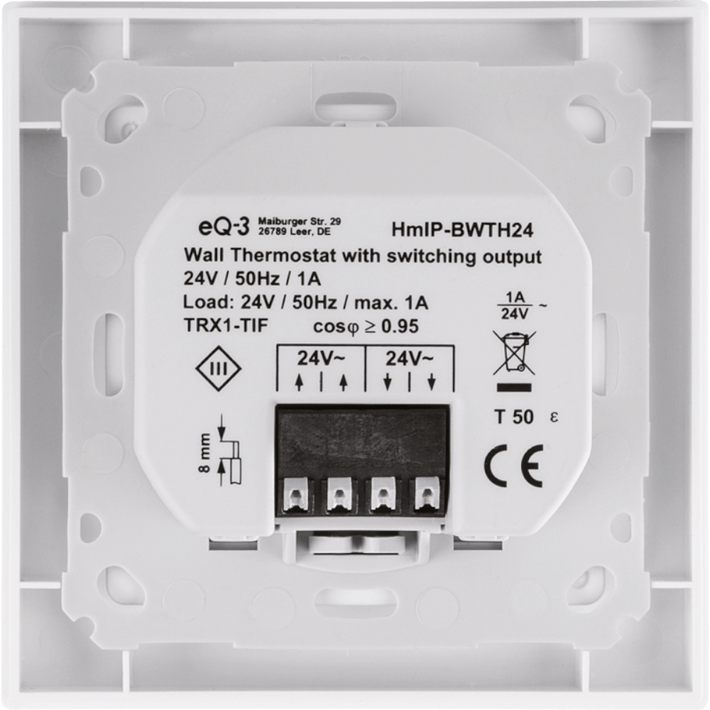 eQ-3 Homematic IP Wandthermostat mit Schaltausgang 24 V kaufen | Telekom